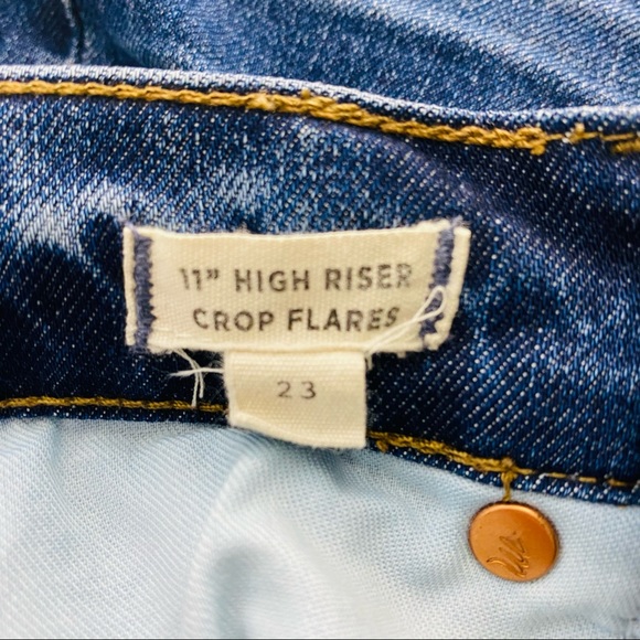 Madewell Los Feliz Crop Flare Jeans High Rise 23 - Picture 11 of 12